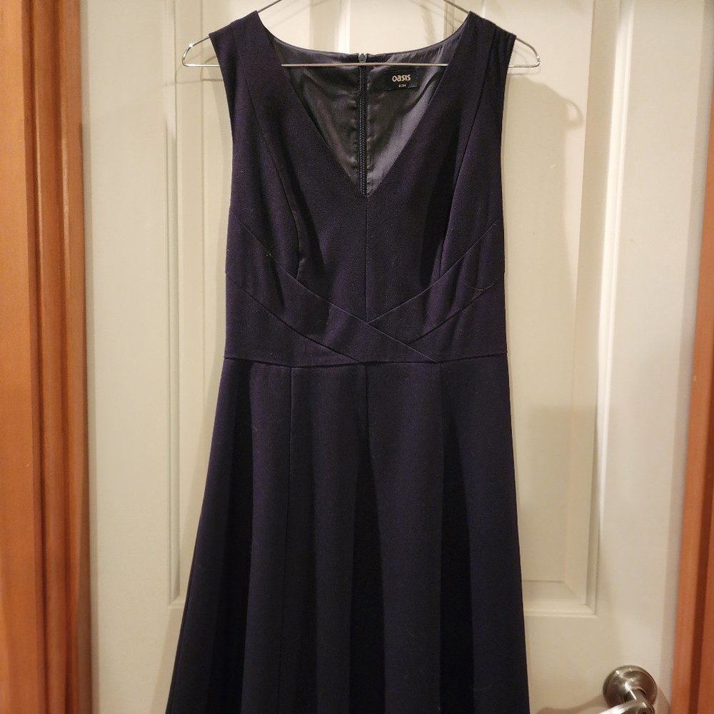 Black mini dress
